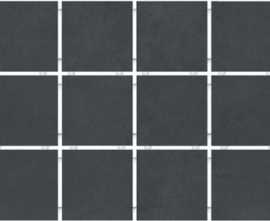 Керамогранит Амальфи 1291H черный (полотно из 12 частей 29.8х39.8) 9.8x9.8 от Kerama Marazzi (Россия)