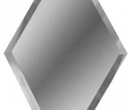 Зеркальная серебряная плитка РОМБ РЗС1-01 20x34 от ДСТ (Россия)
