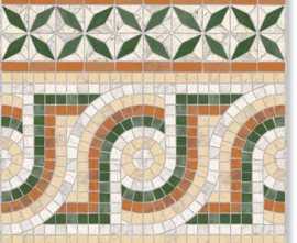 Декор Via Appia Cen. Nola Verde 43.5x43.5 от Vives Ceramica (Испания)