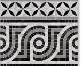Декор Via Appia Cen. Nola Negro 43.5x43.5 от Vives Ceramica (Испания)