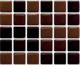 Мозаика Caramel CHOCOLATE на сетке (12x12) 32.2x32.2 от Irida (Китай)