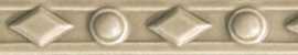 Бордюр AMARCORD DIAMANTATO TABACCO MATT. 3x20 от Grazia Ceramiche (Италия)