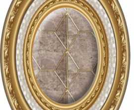 Вставка MEDALLON CLASIC ORO 10x14 от El Molino (Испания)