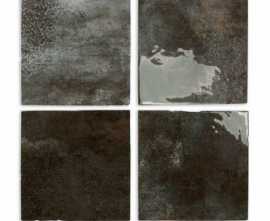 Настенная плитка ENAMEL SQUARE CHARCOAL (123076) 12.5x12.5 от DNA Tiles (Испания)