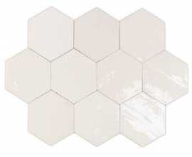Настенная плитка Zellige Hexa White Глазурованная (122078) 10.8x12.4 от WOW (Испания)