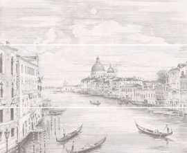 Панно Город на воде Venice из 3-х частей 12109R\3x\3F 75x75 от Kerama Marazzi (Россия)