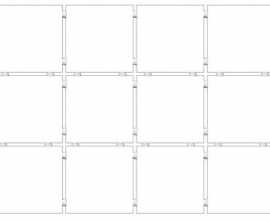 Настенная плитка 1230Т Конфетти белый матовый 9,9х9,9 полотно 30x40 от Kerama Marazzi (Россия)