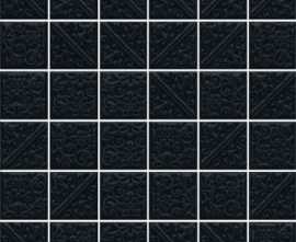 Настенная плитка Ла-Виллет 21025 черный 30.1x30.1 от Kerama Marazzi (Россия)