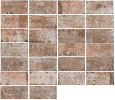 Керамогранит напольн/настен.Chicago CITY MIX OLD CHICAGO (mix 26) 10x20 от Cir Ceramiche (Италия)
