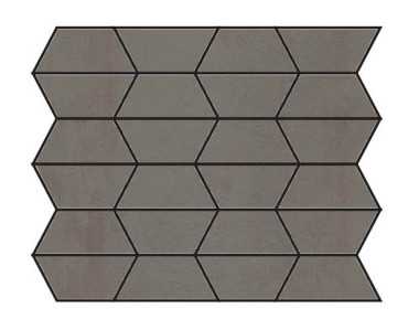 Мозаика CROSSROAD CHALK MOS. GEM SMOKE 30x34 от ABK Ceramiche (Италия)