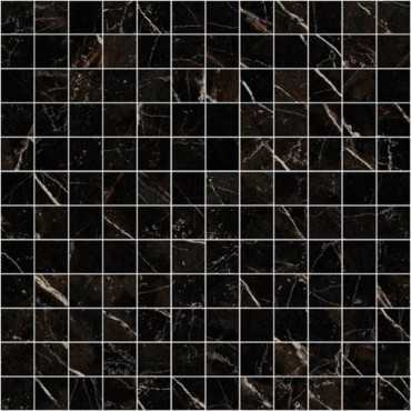 Мозаика MOS. T144 NERO AMASANTA 39x39 от Versace (Италия)