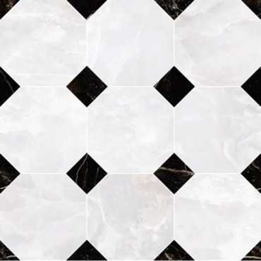 Мозаика MOS. OTTAGONO ONICE BIANCO 39x39 от Versace (Италия)