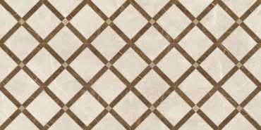 Декор DECORO INTRECCIO CREMA/MARRONE 39x78 от Versace (Италия)