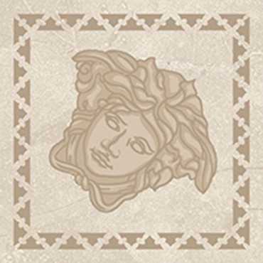 Вставка EMOTE TOZZETTO CREMA MARFIL LAPPATO RETTIFICATO (G0262591) 10x10 от Versace (Италия)