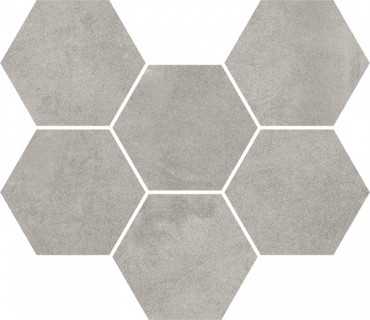 Мозаика Expo Grey Mosaico Hexagon (620110000173) 25x29 от ColiseumGres (Россия)