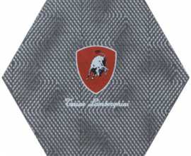 Керамогранит INDY Decoro Logo TL Esagono lato 20 (TL20ID80) 40x34.6 от Lamborghini Tonino (Италия)