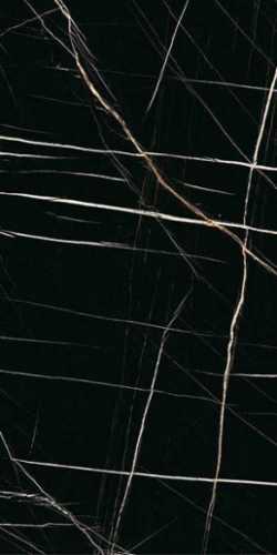 Керамогранит KRISTAL NOX BLACK Rectified Parlak Nano 120x240 от Kutahya (Турция)