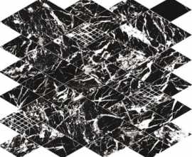 Мозаика MAJESTIC NET GLAM. BLACK LEV (02621) 31x35 от Piemme Ceramiche (Valentino) (Италия)
