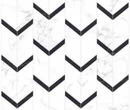 Керамогранит Marshy White Decore 2 Glossy 60x120 от Art Ceramic (Индия)
