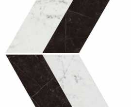 Мозаика керамогранит Marvel Stone Chevron Cold Lappato (AS2F) 22.5x22.9 от Atlas Concorde (Италия)