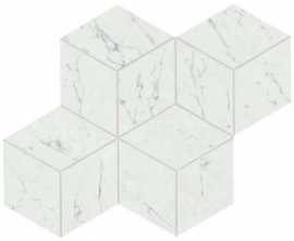 Мозаика керамогранит Marvel Stone Carrara Pure Mosaico Esag. Lapp. (AS2J ) 30x35 от Atlas Concorde (Италия)