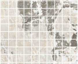 Мозаика ONYX&MORE WHITE BLEND SATIN MOSAICO 3X3 (767761) 30x30 от Casa Dolce Casa  (Италия)