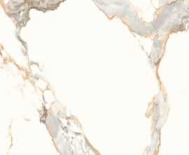 Керамогранит Ottanta Statuario Gold Polished (N20392) 80x80 от Neodom (Индия)