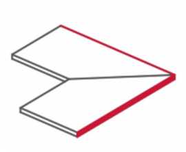 Спецэлемент SHALE TAUPE ANGOLARE ESTERNO ASSEMBLATO 45° (Compl. 2pz)(SL06AE6A) 30x60 от Italgraniti (Италия)