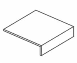 Фронтальная ступень г-образная SHALE GREIGE ELEMENTO L (SL03L682A) 6.5x60x60 от Italgraniti (Италия)