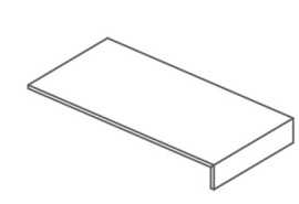 Фронтальная ступень г-образная SHALE GREIGE ELEMENTO L L.60 (SL03LBA2B6) 14x120x60 от Italgraniti (Италия)