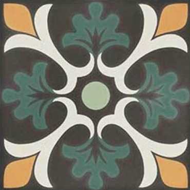Керамогранит SYNC CLOVER GREEN (125639) 15x15 от DNA Tiles (Испания)
