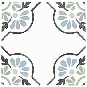 Керамогранит TANGER BLUE PETALS (3356231079) 12.3x12.3 от Harmony (Испания)