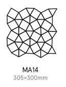 Мозаика Tardivo Grigio-M MA14 (Art##0007279) 30.5x30 от Nanogress (Китай)