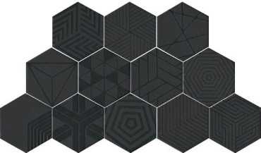 Декор Агуста черный (OS/B241/63001) 6x5.2x6.9 от Kerama Marazzi (Россия)