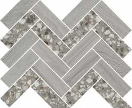 Декор Монтиони мозаичный серый (T042/SG5267) 34x35.5x0.9 от Kerama Marazzi (Россия)