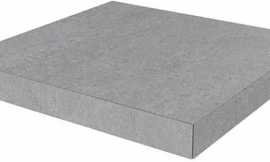 Ступень угловая клееная Фондамента серый светлый (DL500800R/GCA) 33x33 от Kerama Marazzi (Россия)