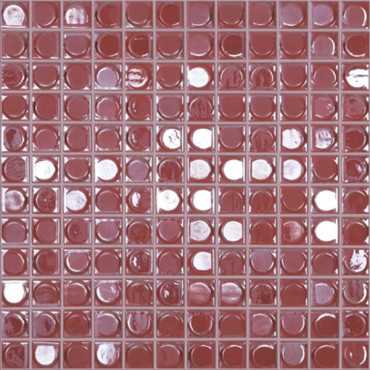 Мозаика Aura Soft Red (на сетке) красный 31.7x31.7 от Vidrepur (Испания)