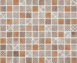 Мозаика Born Brown (на сетке) коричневый 31.7x31.7 от Vidrepur (Испания)