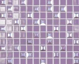 Мозаика Edna Mix №833 (на сетке) пурпурный 31.7x31.7 от Vidrepur (Испания)