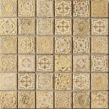 Мозаика Equilibrio M2B Gold (4.8x4.8) 30x30 от Art&Natura (Италия)