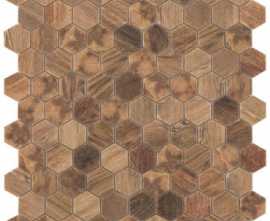 Мозаика Hex Woods № 4700 (на сетке) 30.7x31.7 от Vidrepur (Испания)