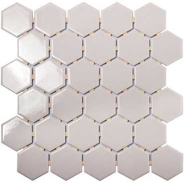 Мозаика Hexagon small Grey Glossy (MT20116) 27.1x28.2x6 от StarMosaic (Китай)