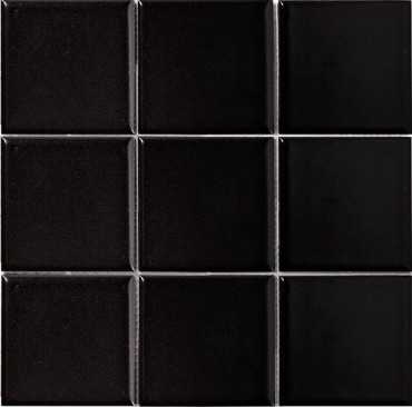 Мозаика Black Matt (MH80110) (97x97) 30x30x6 от StarMosaic (Китай)