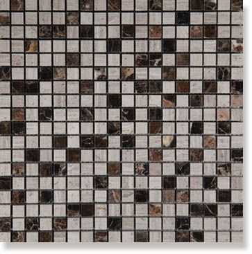 Мозаика мрамор MIX M022-M031G-15P 30.5x30.5 от Natural Mosaic (Китай)