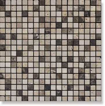 Мозаика мрамор MIX 7MT-88-15T (15x15) 30.5x30.5 от Natural Mosaic (Китай)
