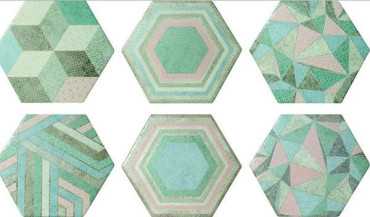 Керамогранит 187462 Portland Hexagon Deco 21.5x25 от Dune (Испания)