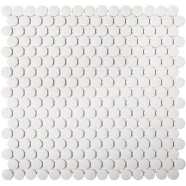 Мозаика Penny Round White Antislip (JNK81011) 31.5x30.9x6 от StarMosaic (Китай)