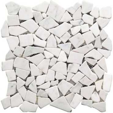 Мозаика мрамор Paladium M088-ML (Carrara) состаренная 30.5x30.5 от Natural Mosaic (Китай)