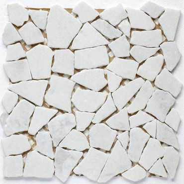 Мозаика Split White Matt (JMST040) 30.5x30.5x7 от StarMosaic (Китай)