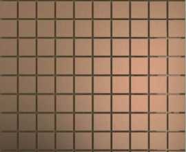 Мозаика зеркальная Бронза матовая Бм25 ДСТ  чип 25 х 25 30x30 от ДСТ (Россия)